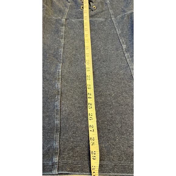 VTG Y2K G by GUESS Corset Bodycon Blue Cotton Denim Mini Dress/ 90s EUC Sz XS S - Picture 4 of 6